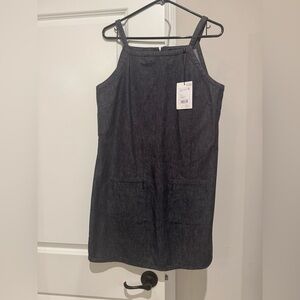 Theory Dark Indigo Denim Dress